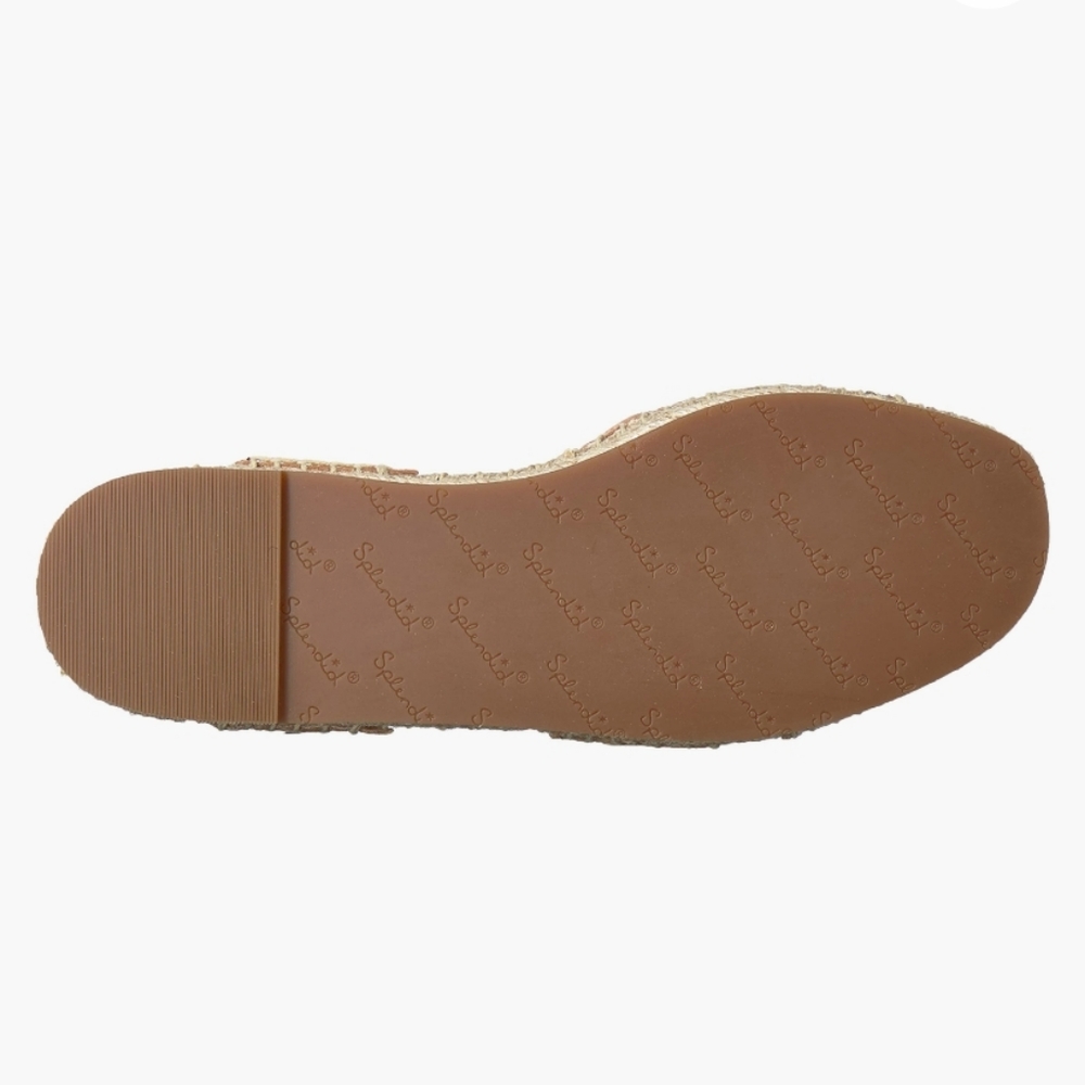 Splendid Tereza Tan Suede Leather Lace-up Espadrille Sandals -8 - Picture 5 of 9